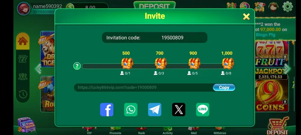Lucky 866 Game APK